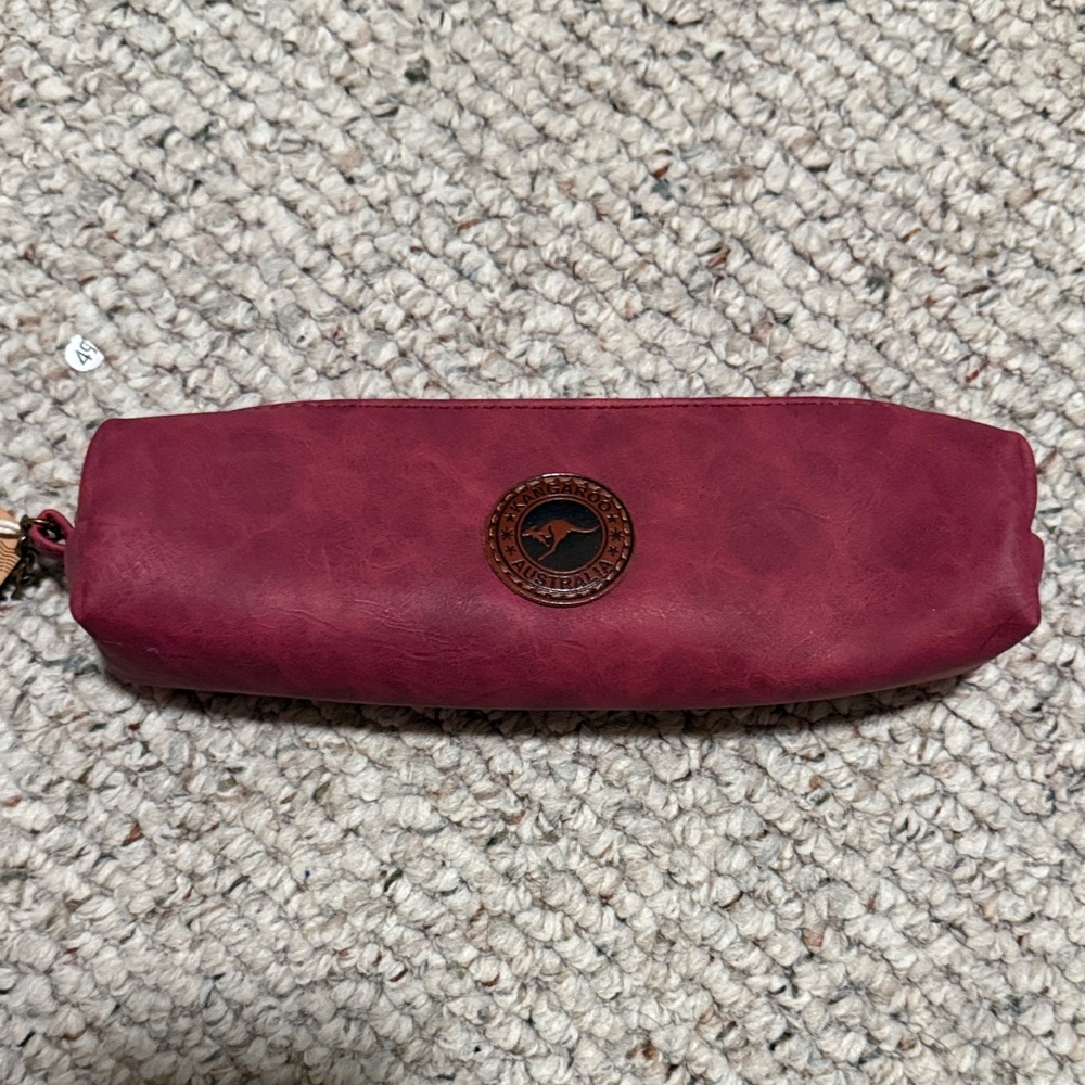 Chic Burgundy Cosmetic Pouch
